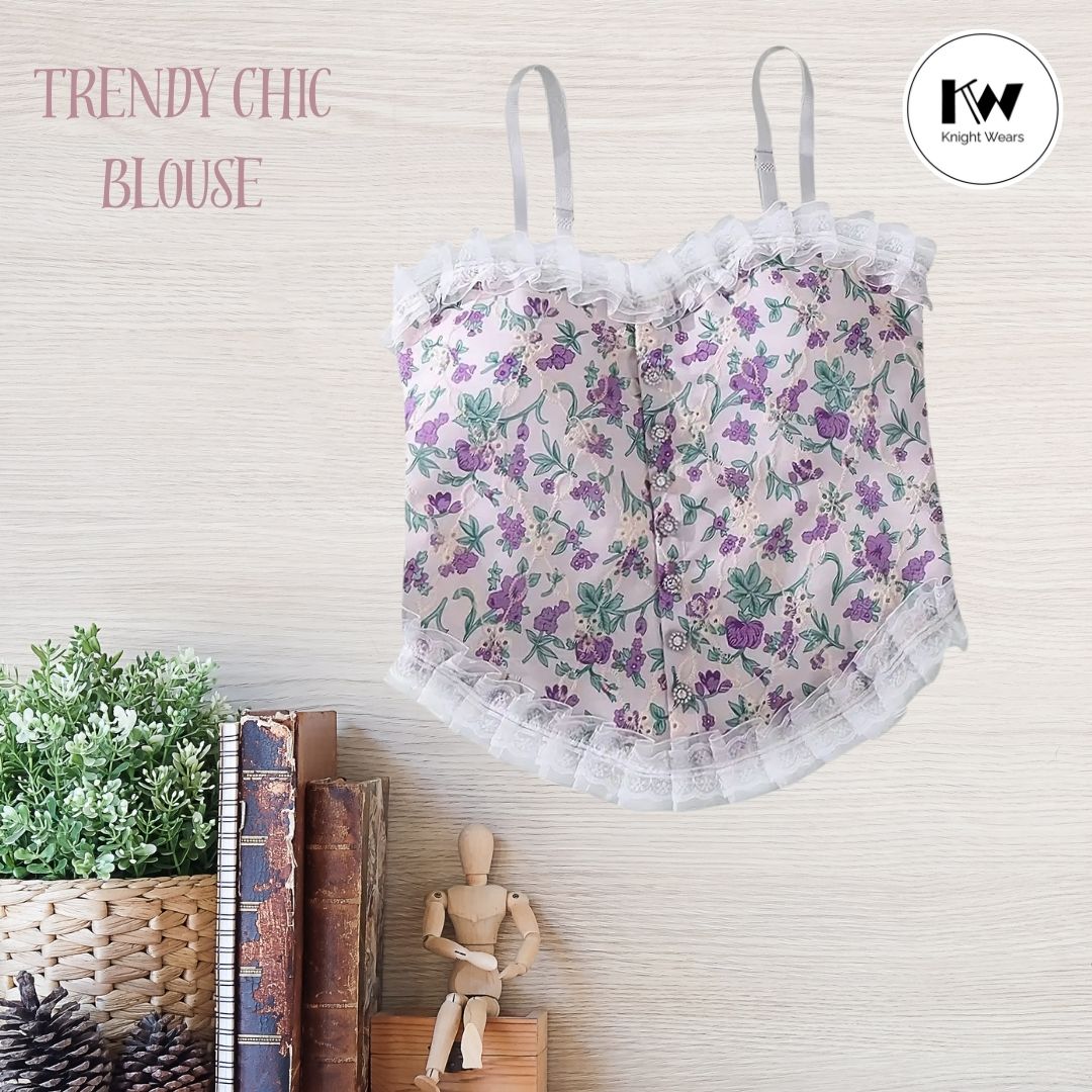 Trendy Chic Blouse- Floral