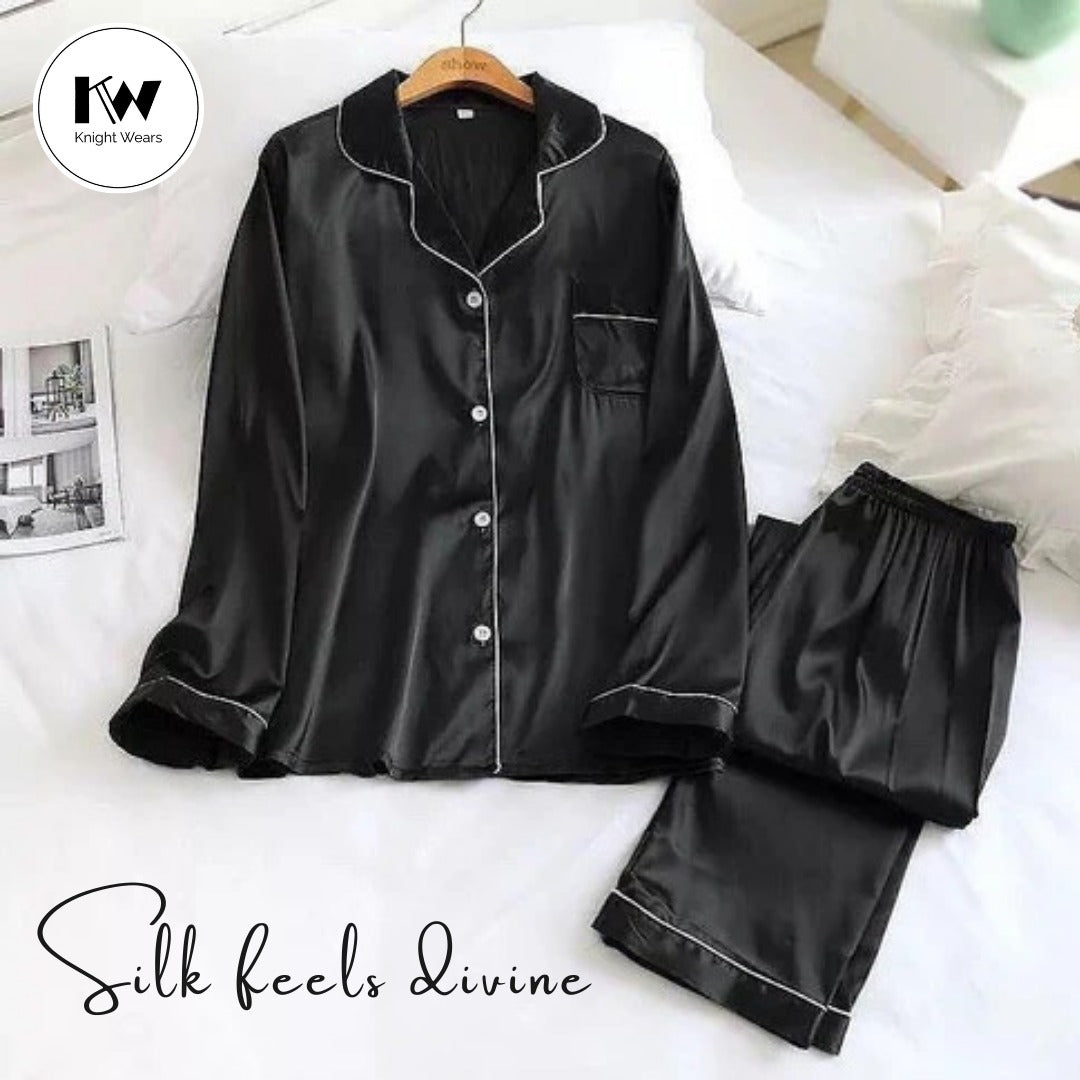 Silk PJ Night Suits