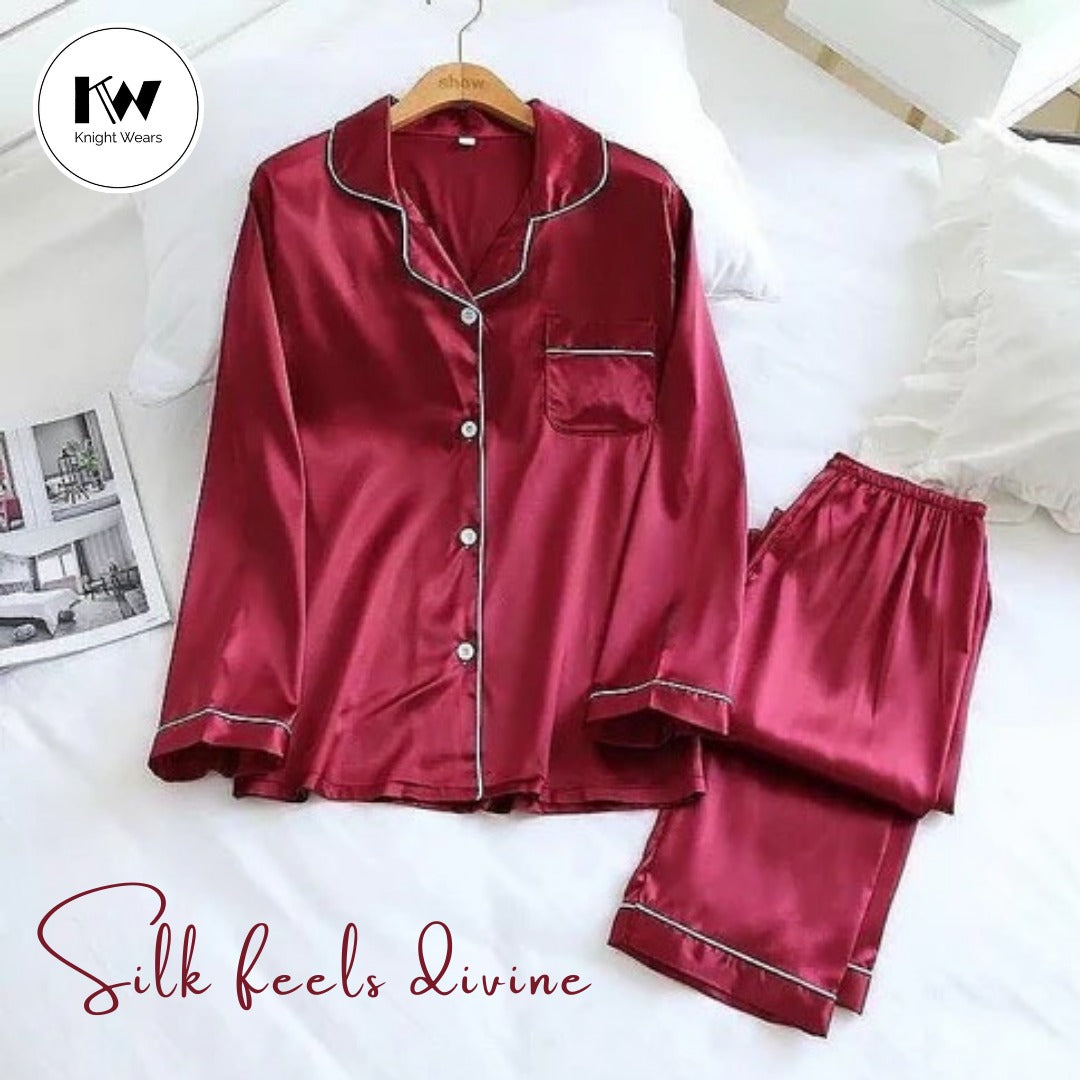 Silk PJ Night Suits