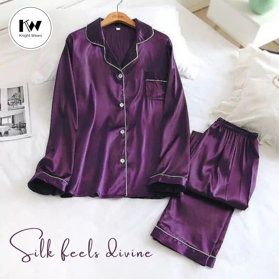 Silk PJ Night Suits