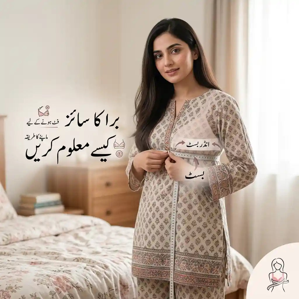 How to Measure Your Bra Size at Home in Pakistan