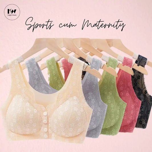 Maternity Front Button Bra
