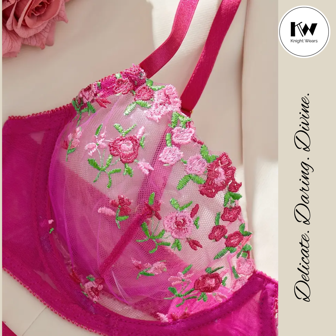 Blossom Lace Lingerie Set