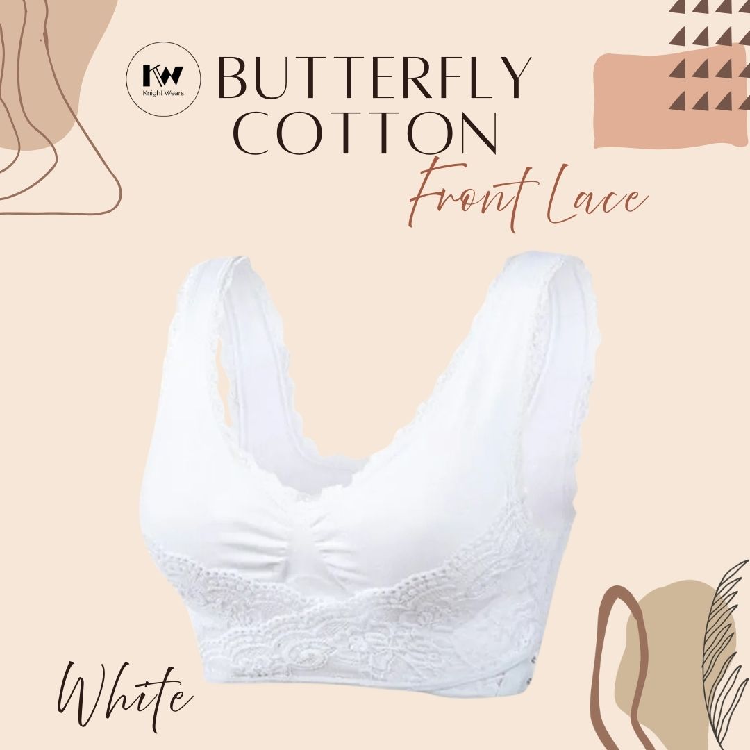 Butterfly Cotton Front Lace