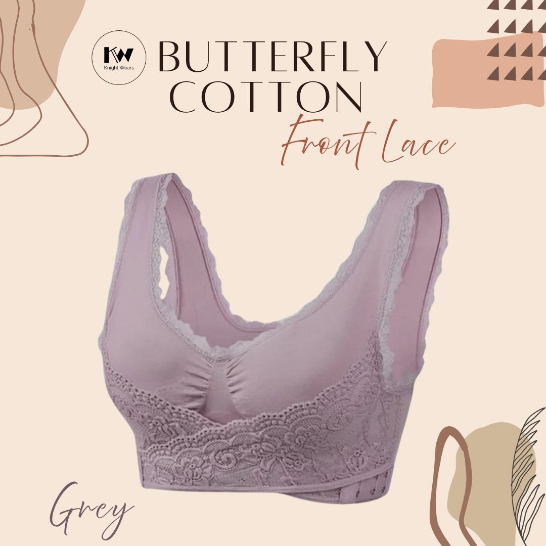 Butterfly Cotton Front Lace