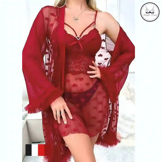 Heart Robe Nighty