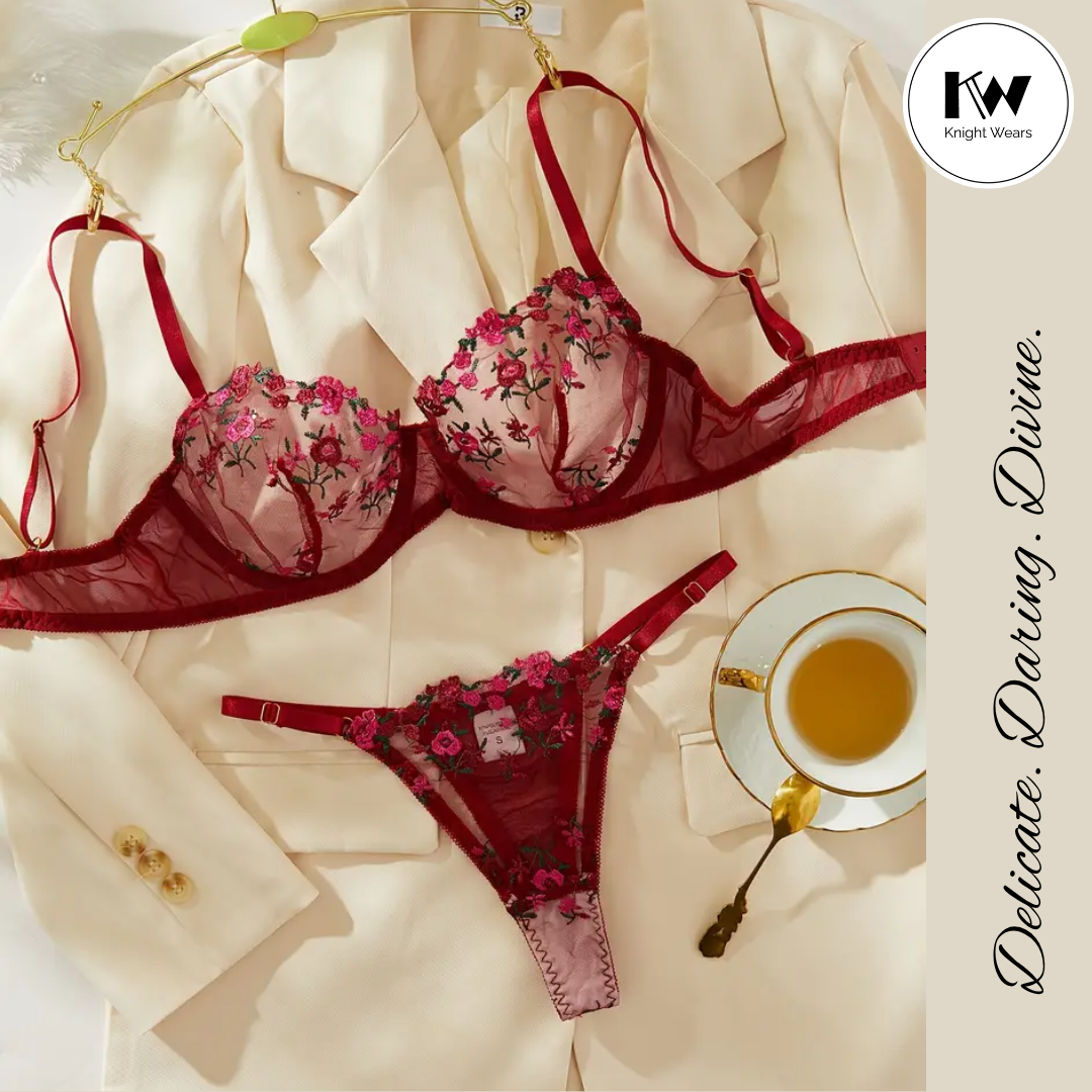 Blossom Lace Lingerie Set