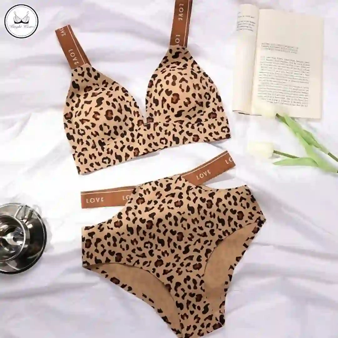 Leopard Love Bra Set