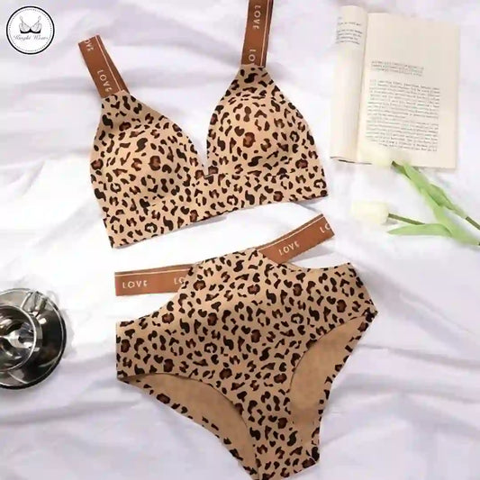 Leopard Love Bra Set