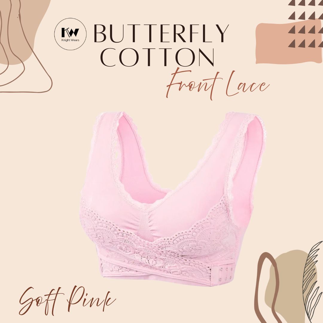 Butterfly Cotton Front Lace