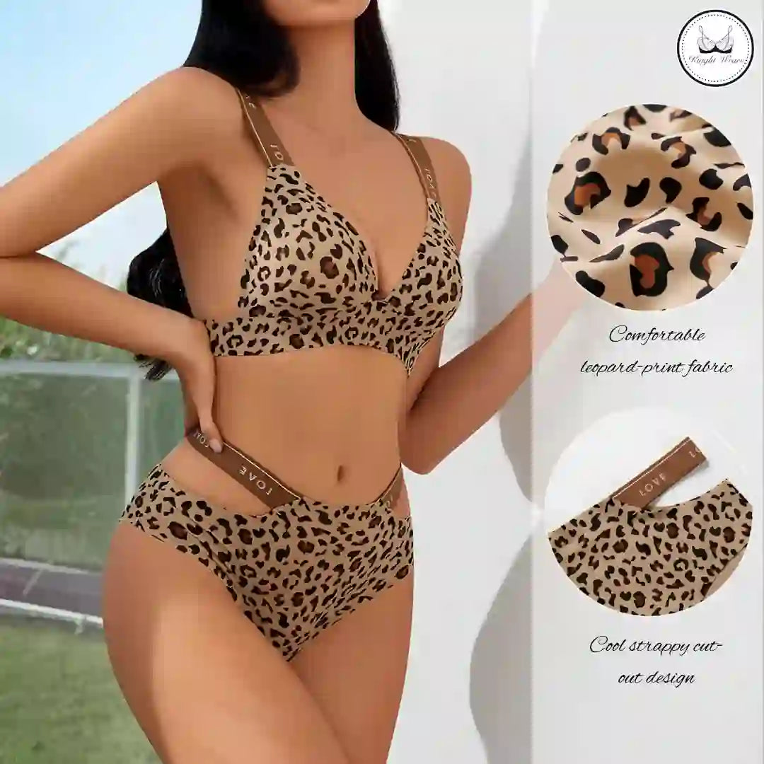 Leopard Love Bra Set