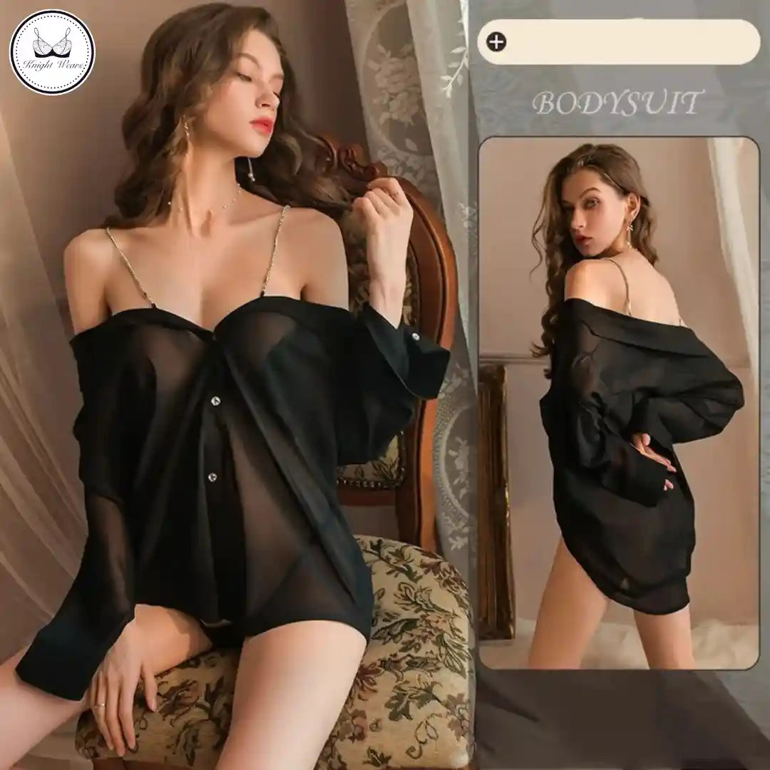 Sheer Shirt Set