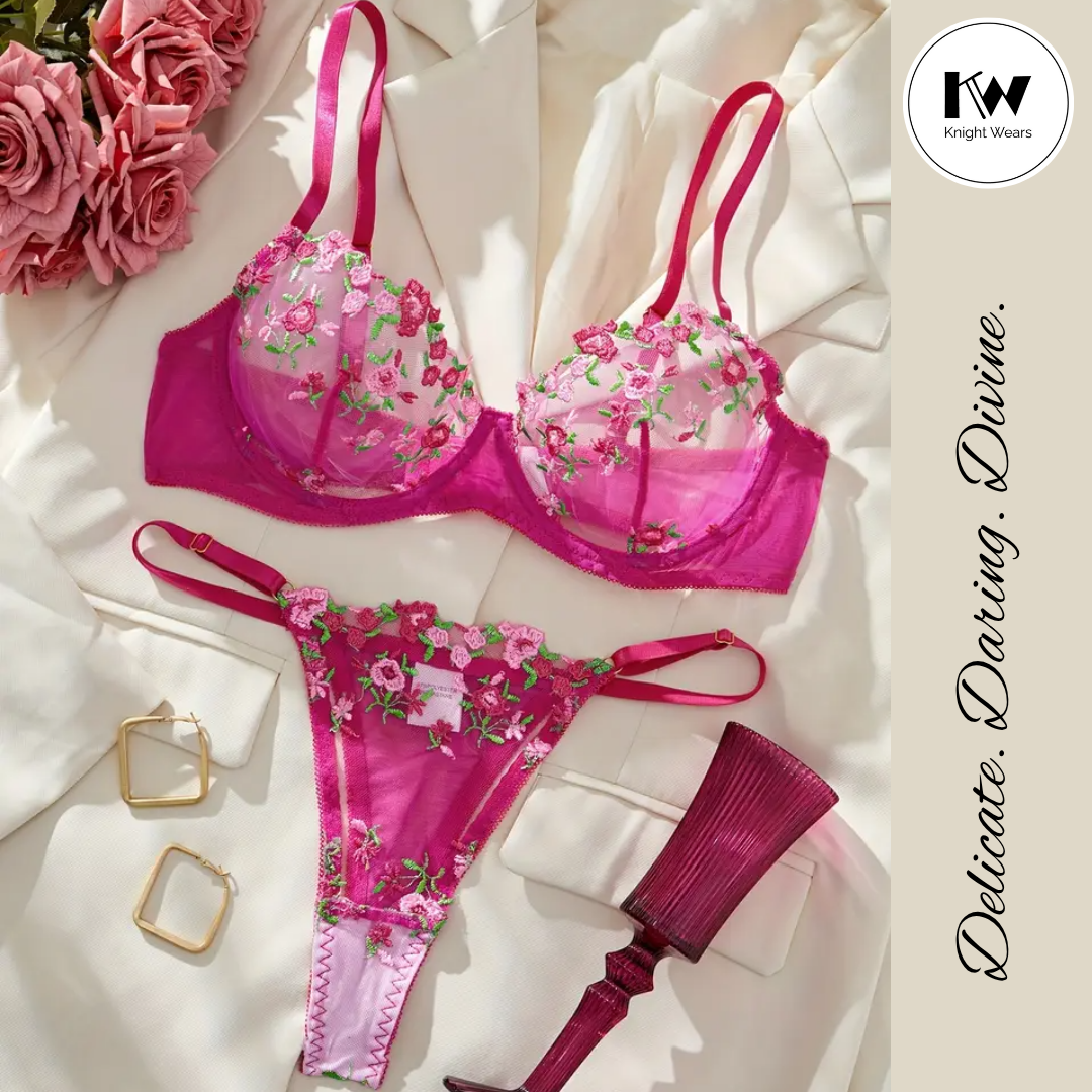 Blossom Lace Lingerie Set