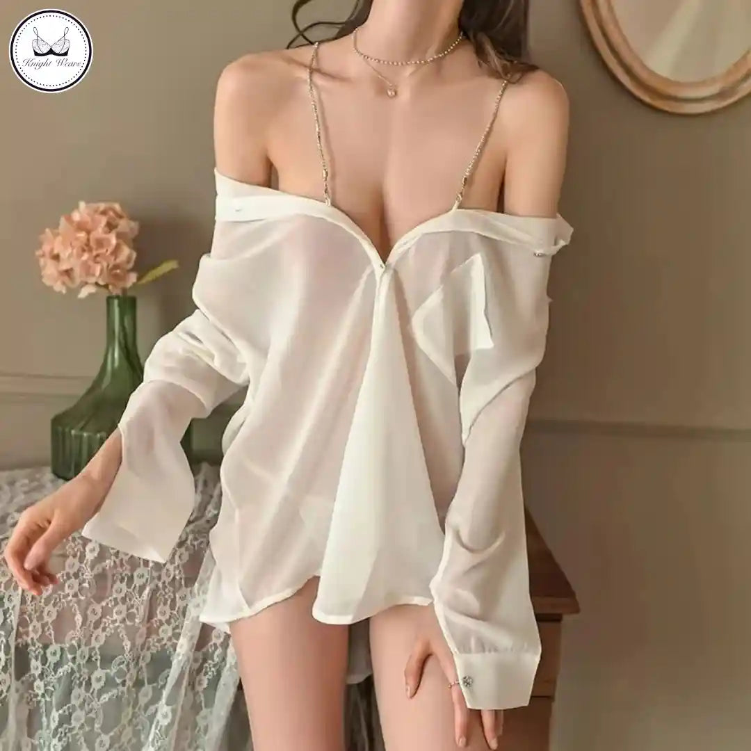 Sheer Shirt Set