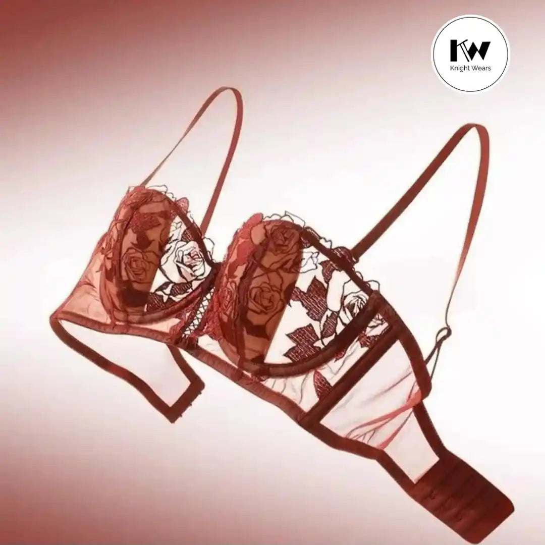 Bold Floral Lace Bra women’s lace bra Pakistan