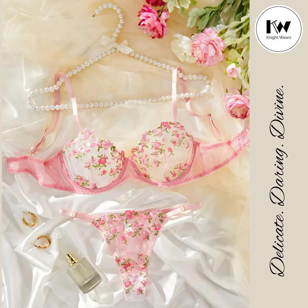 Blossom Lace Lingerie Set