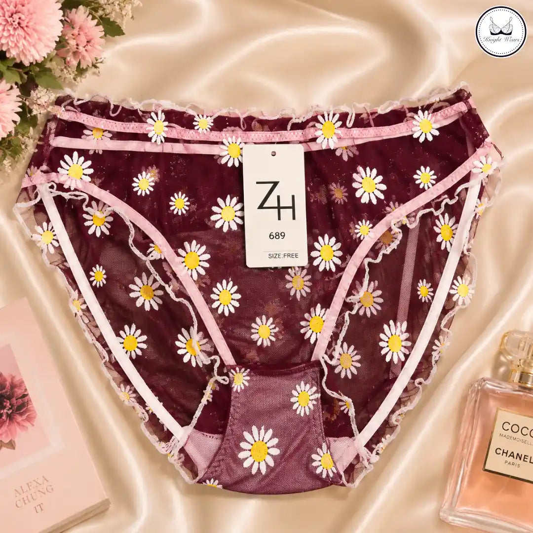 Daisy Mesh Briefs