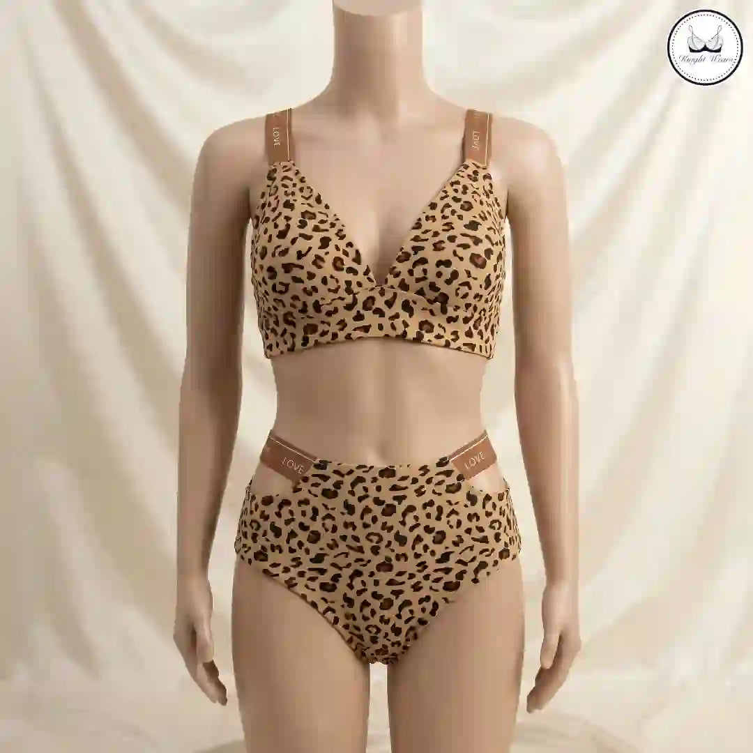 Leopard Love Bra Set