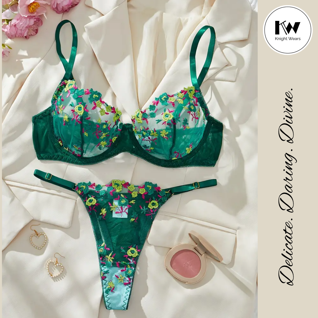 Blossom Lace Lingerie Set