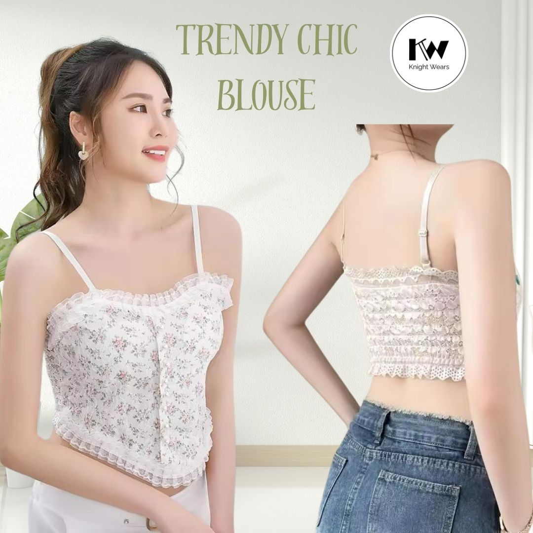 Trendy Chic Blouse- Floral