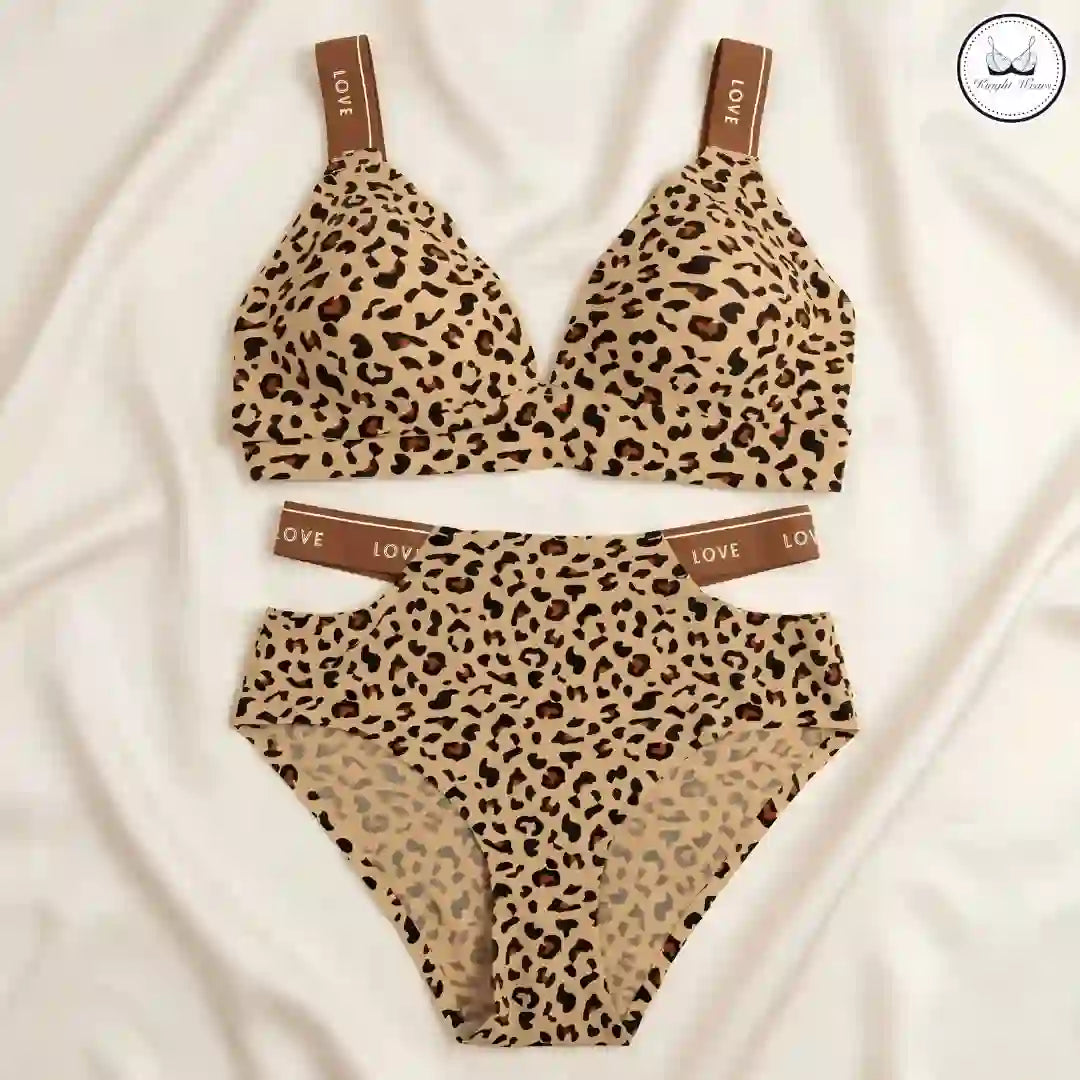 Leopard Love Bra Set