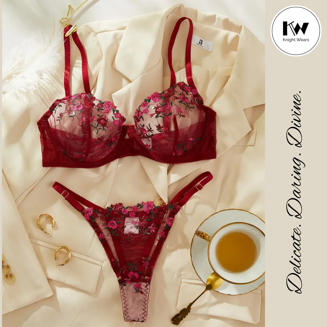 Blossom Lace Lingerie Set