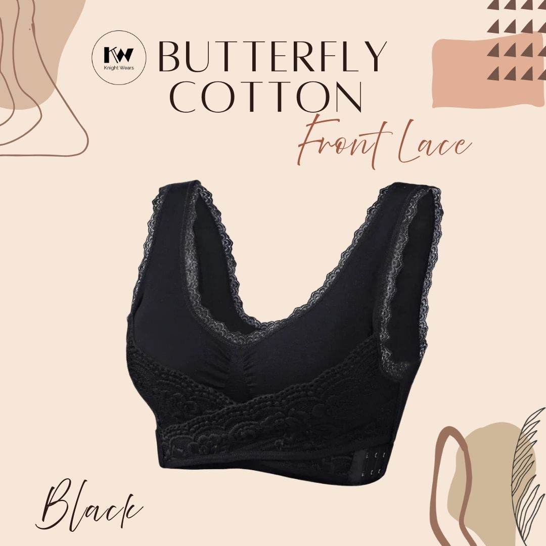 Butterfly Cotton Front Lace