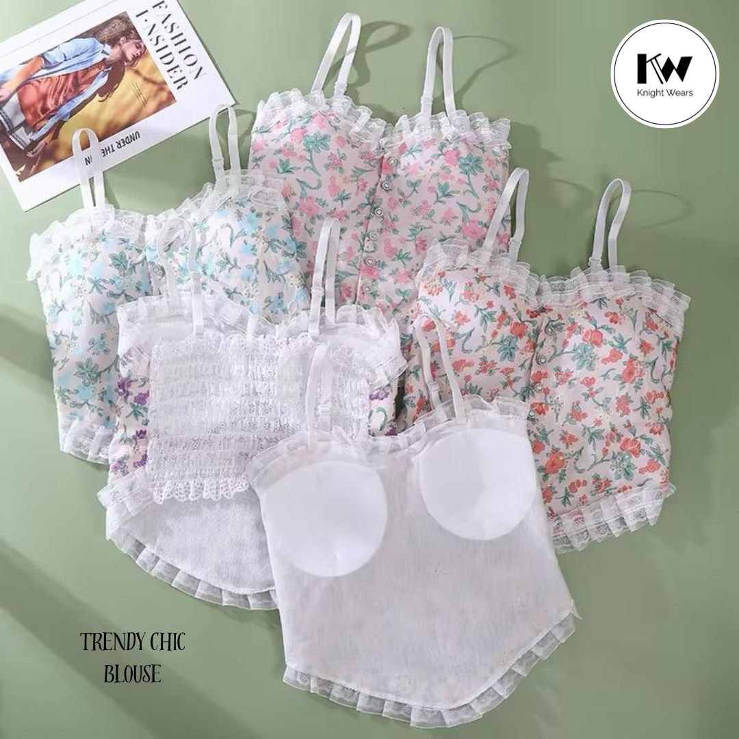 Trendy Chic Blouse- Floral