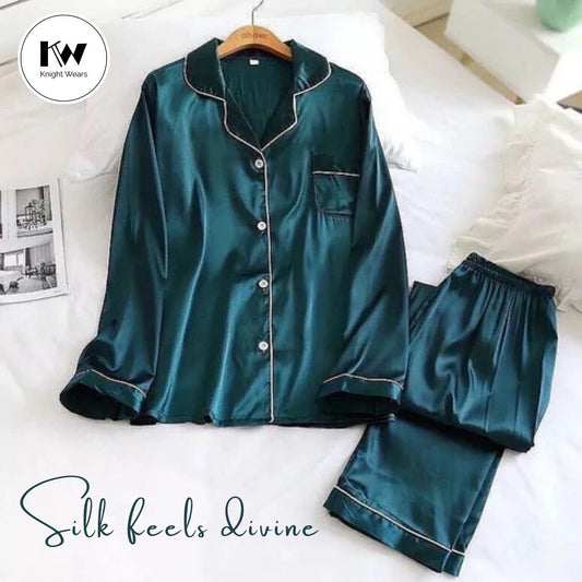 Silk PJ Night Suits