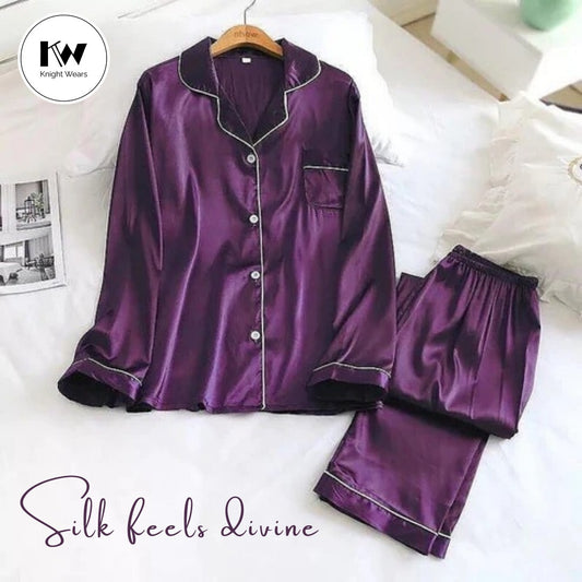 Silk PJ Night Suits
