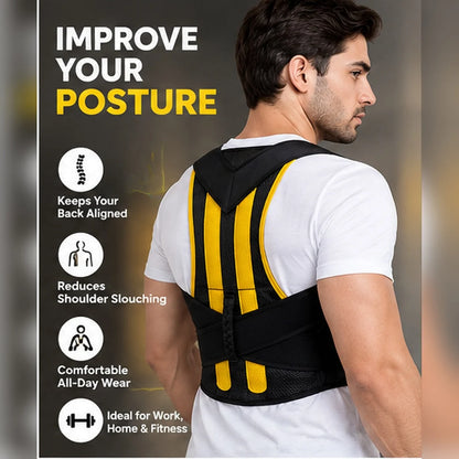 Posture corrector belt giving back and shoulder support – KnightWears