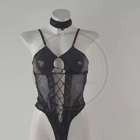 Midnight Tempt Bodysuit Lingerie